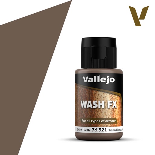 [576521] Vallejo Model Wash Oiled Earth 35 ml