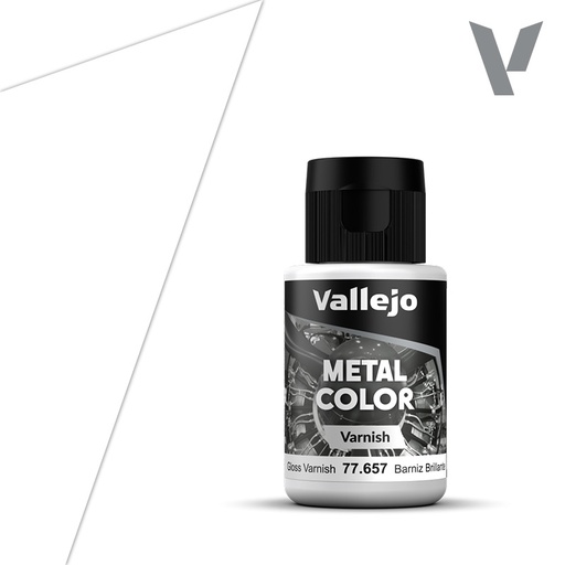 [577657] Vallejo Metal Colors 657 Gloss Metal Varnish 32 ml