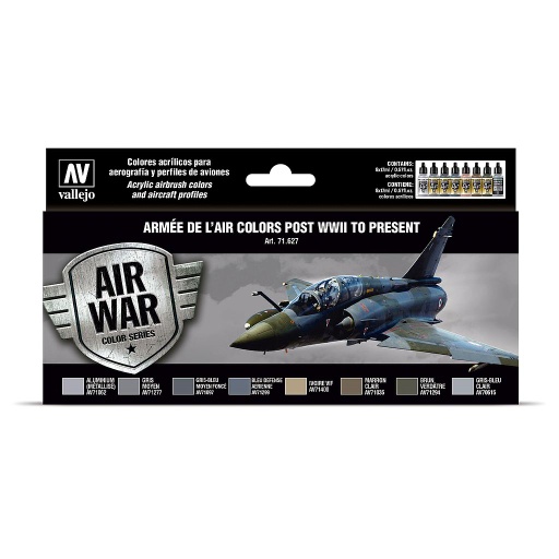 [571627] Air War Armee de l'Air Colors post WWII to present 8 x 17 ml