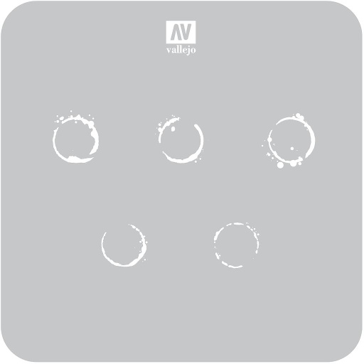 [5ST-AFV002] ST-AFV002 AFV Markings Drum Oil Markings 125 mm x 125 mm (1/4 VE) (ST-AFV002)