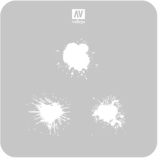 [5ST-TX005] ST-TX005 Texture Effects Paint Stains 125 mm x 125 mm (1/4 VE) (ST-TX005)