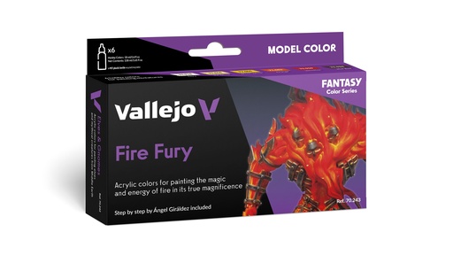 [570243] Fantasy Color Series Fire Fury 6 x 17 ml