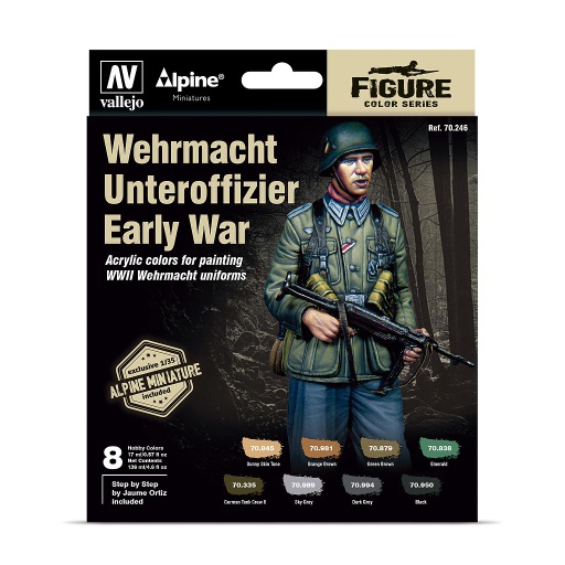 [570246] *Figure Color Series Wehrmacht Unteroffizier Early War 8 x 17 ml