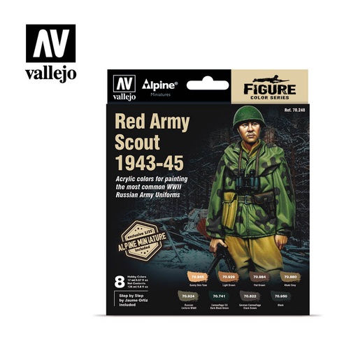 [570248] *Figure Color Series Red Army Scout 1943-45 8 x 17 ml